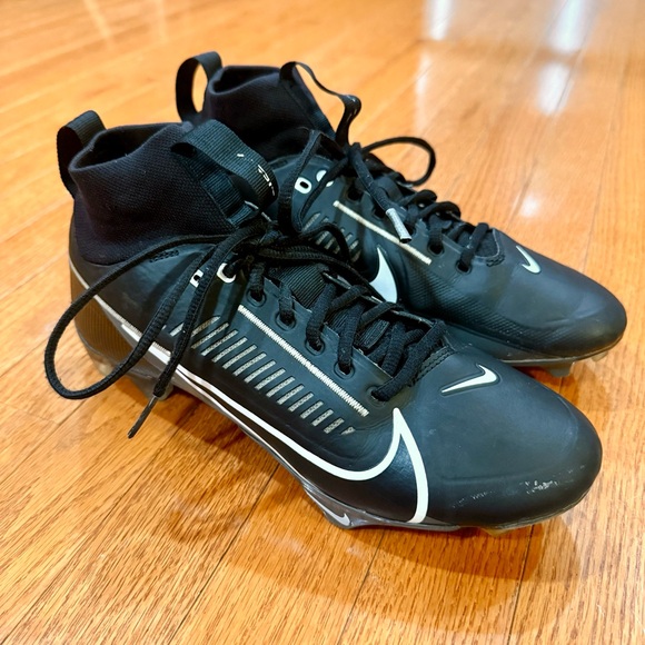 Nike Vapor Edge Pro 360 2 Men's 8 Black Iron Grey DA5456-010 Football Cleats - Picture 1 of 10